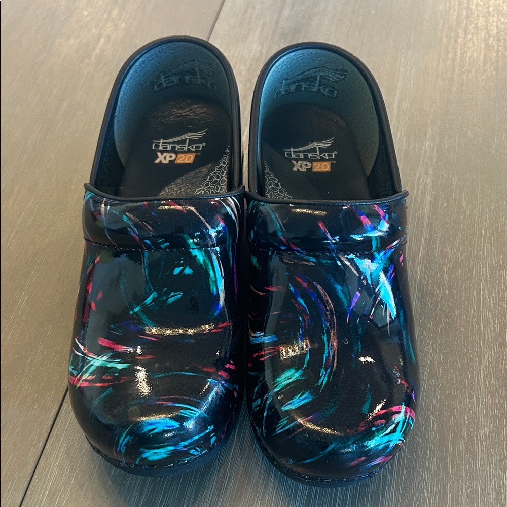 Dansko Multicolor Artistic Clogs - image 1